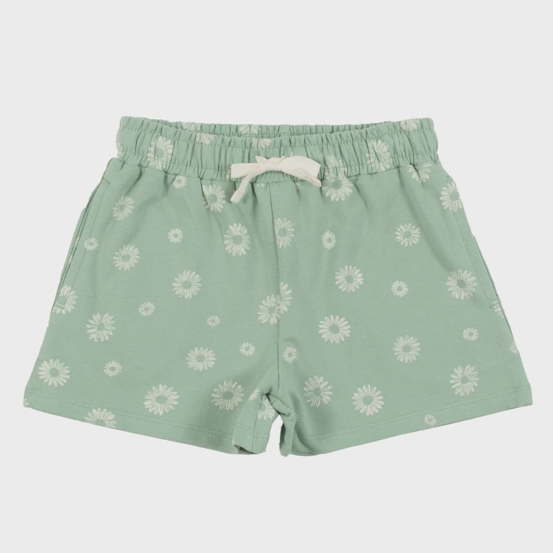 Short vert avec fleur 2504