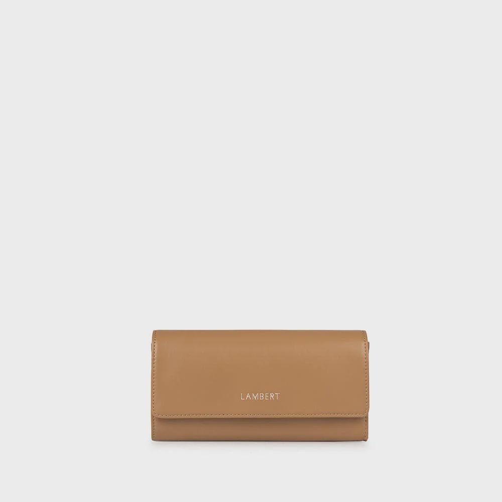Portefeuille en cuir vegan Beige