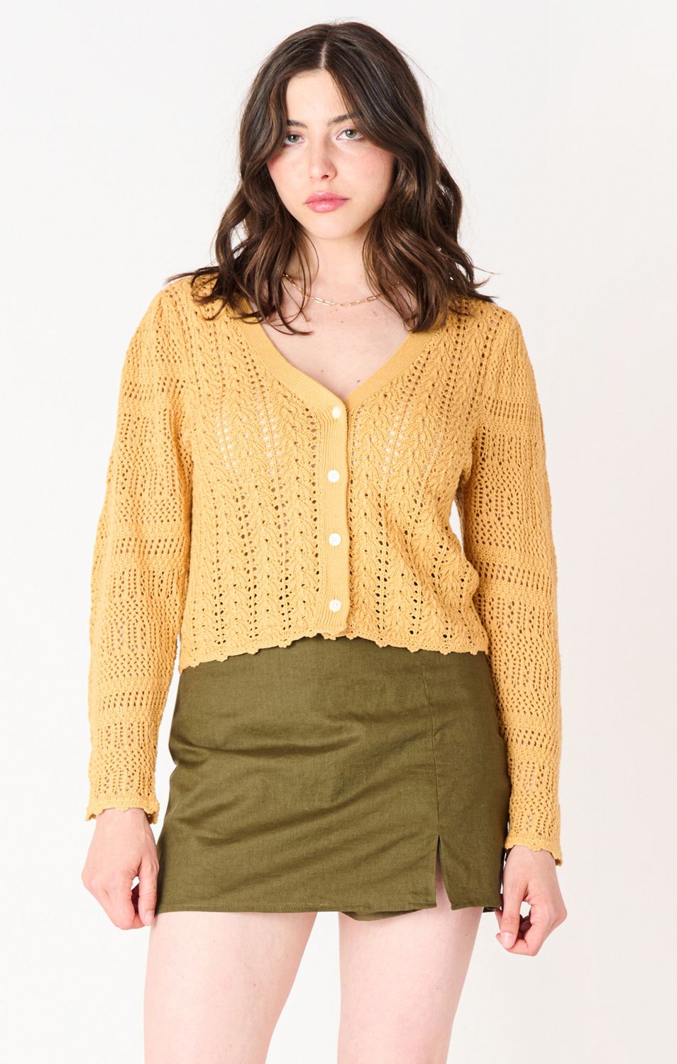 Veste tricot Abricot 7264
