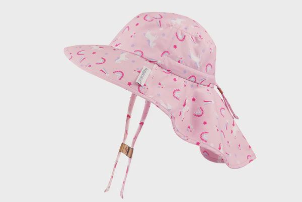 Chapeau avec cape de cou