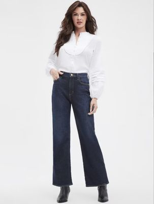 Jean large taille haute 5860