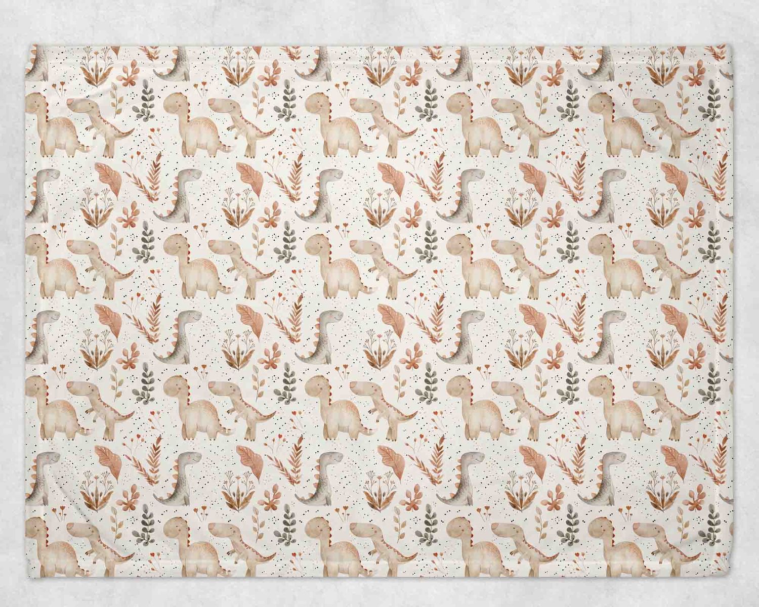 Couverture minky dino boho