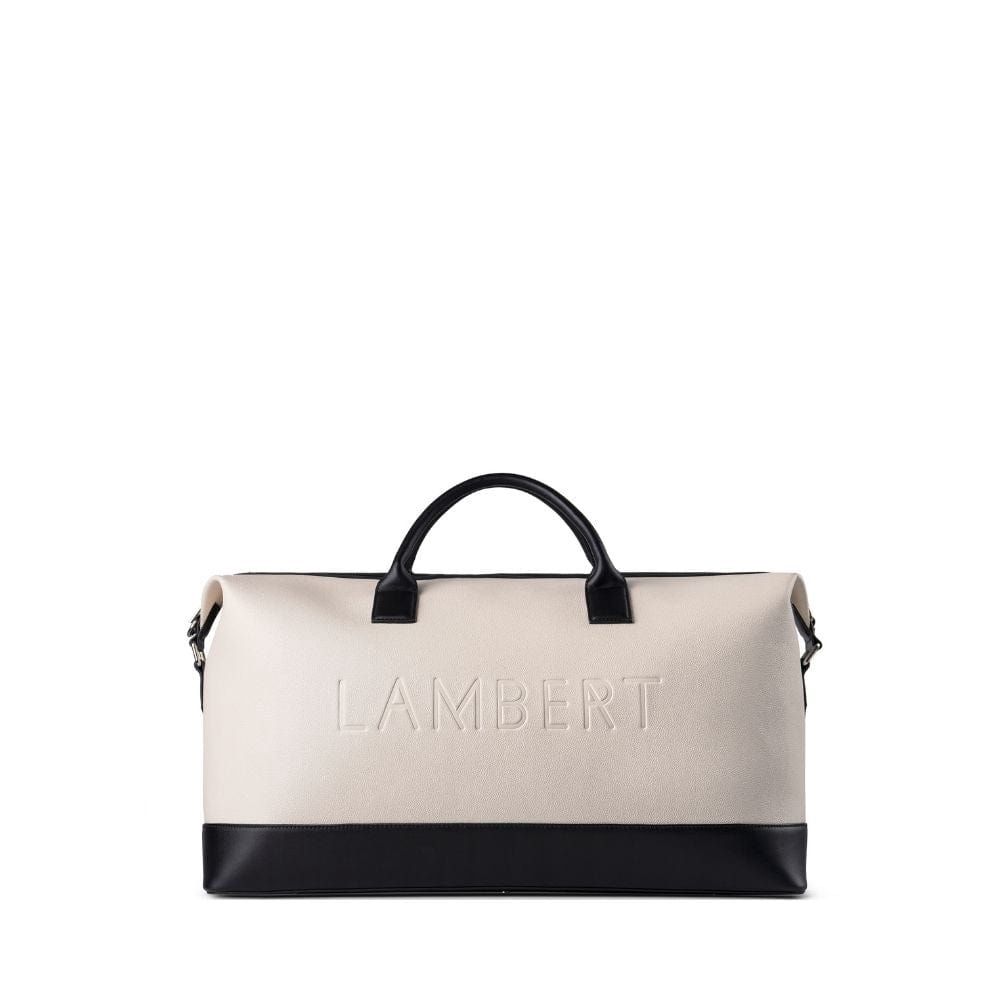 Sac de voyage fourre-tout en cuir vegan oyster mix
