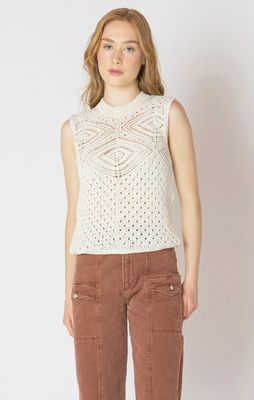 Débardeur maille écru 7029