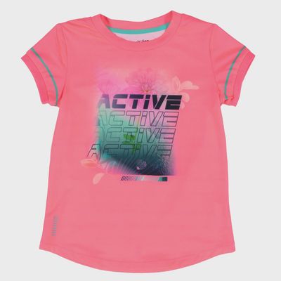 t-shirt athlétique corail