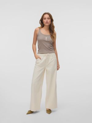 Jeans pate large ecru 8455