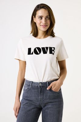 T-shirt crème 4294