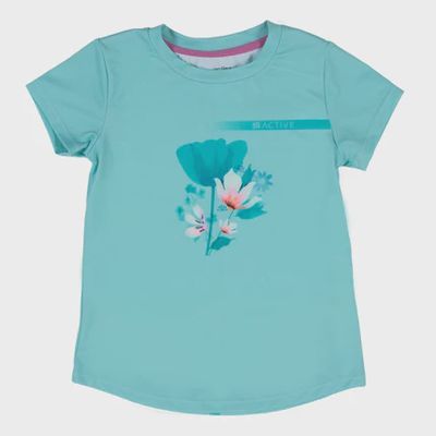 T-shirt athlétique Turquoise