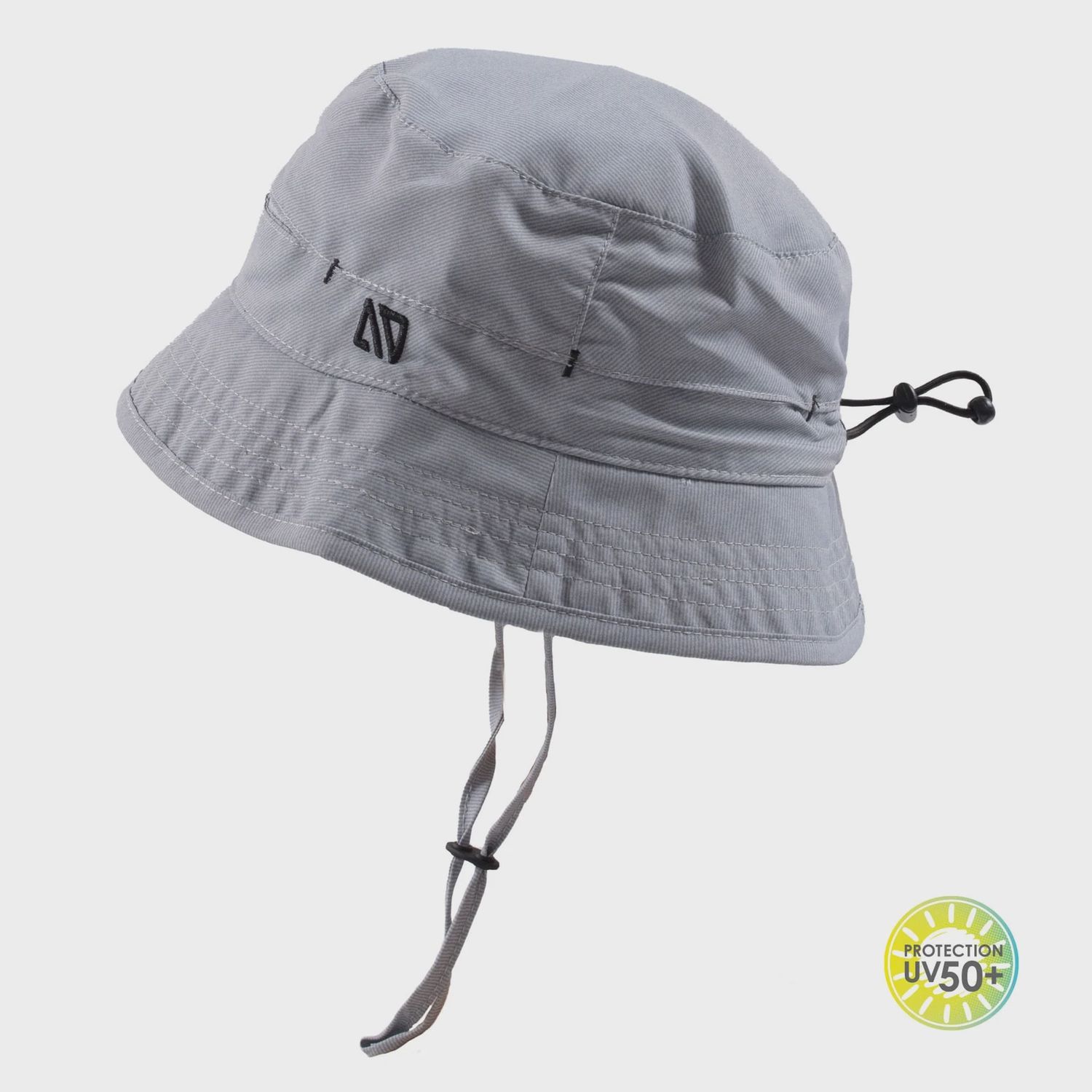Chapeau UV à cordon amovible Gris