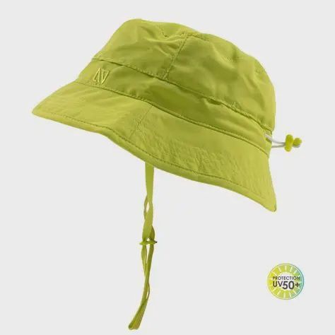 Chapeau UV vert lime