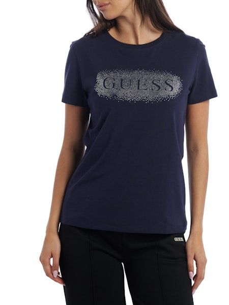 T-shirt guess marine brillant 1314