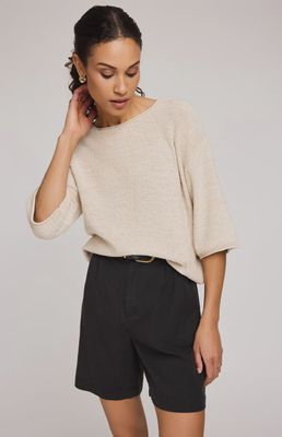 Pull en tricot crème 3100