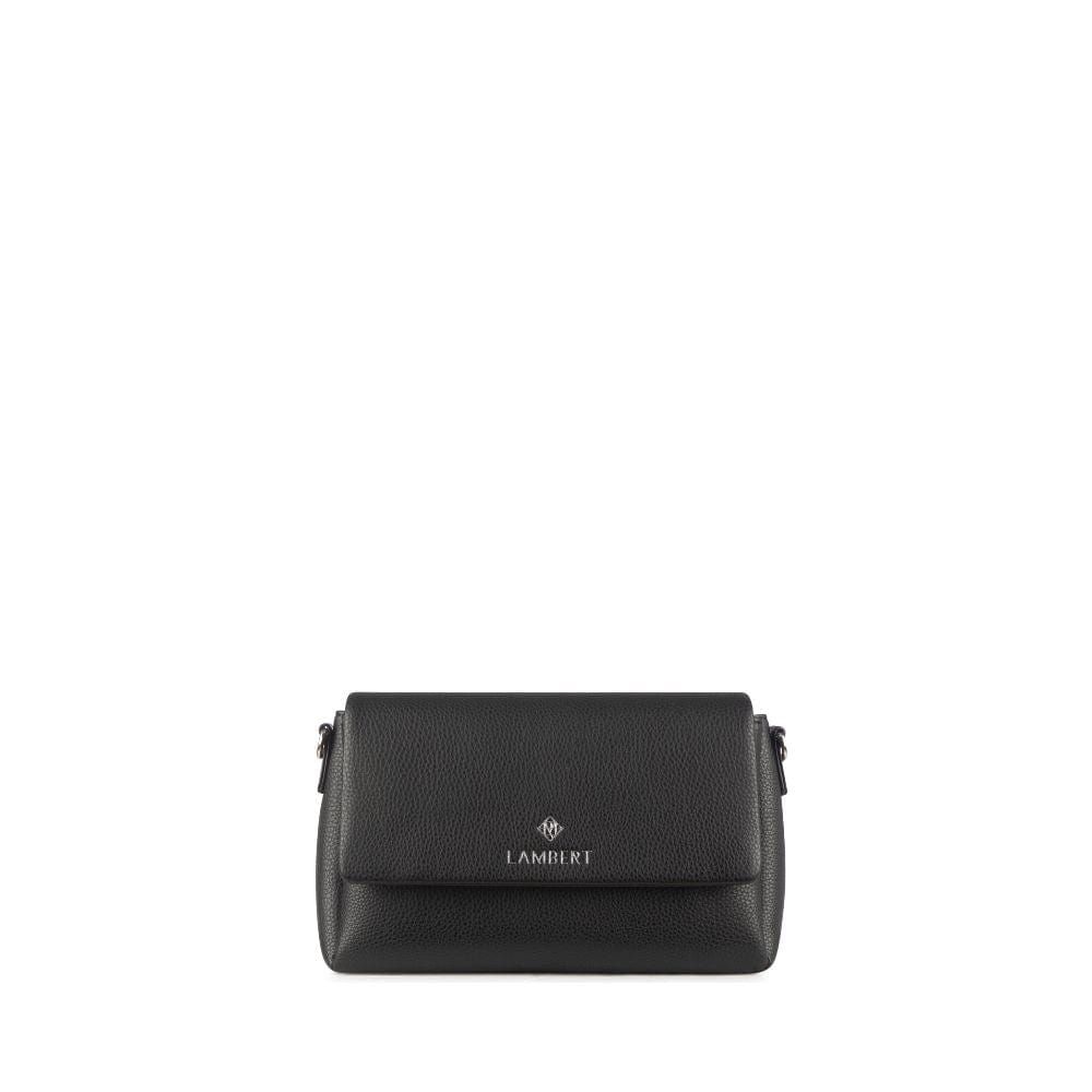 Sac à main bandoulière en cuir vegan noir