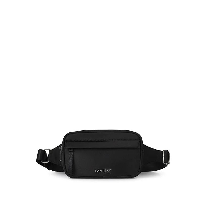 Sac banane en nylon recyclé noir