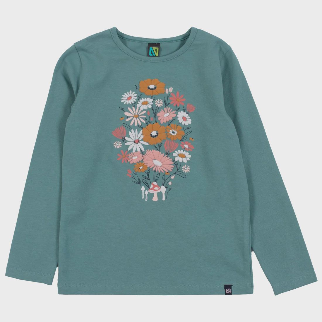 T-shirt à manches longues Filles Menthe 2502
