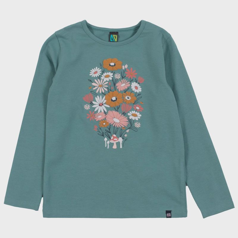 T-shirt à manches longues Filles Menthe 2502
