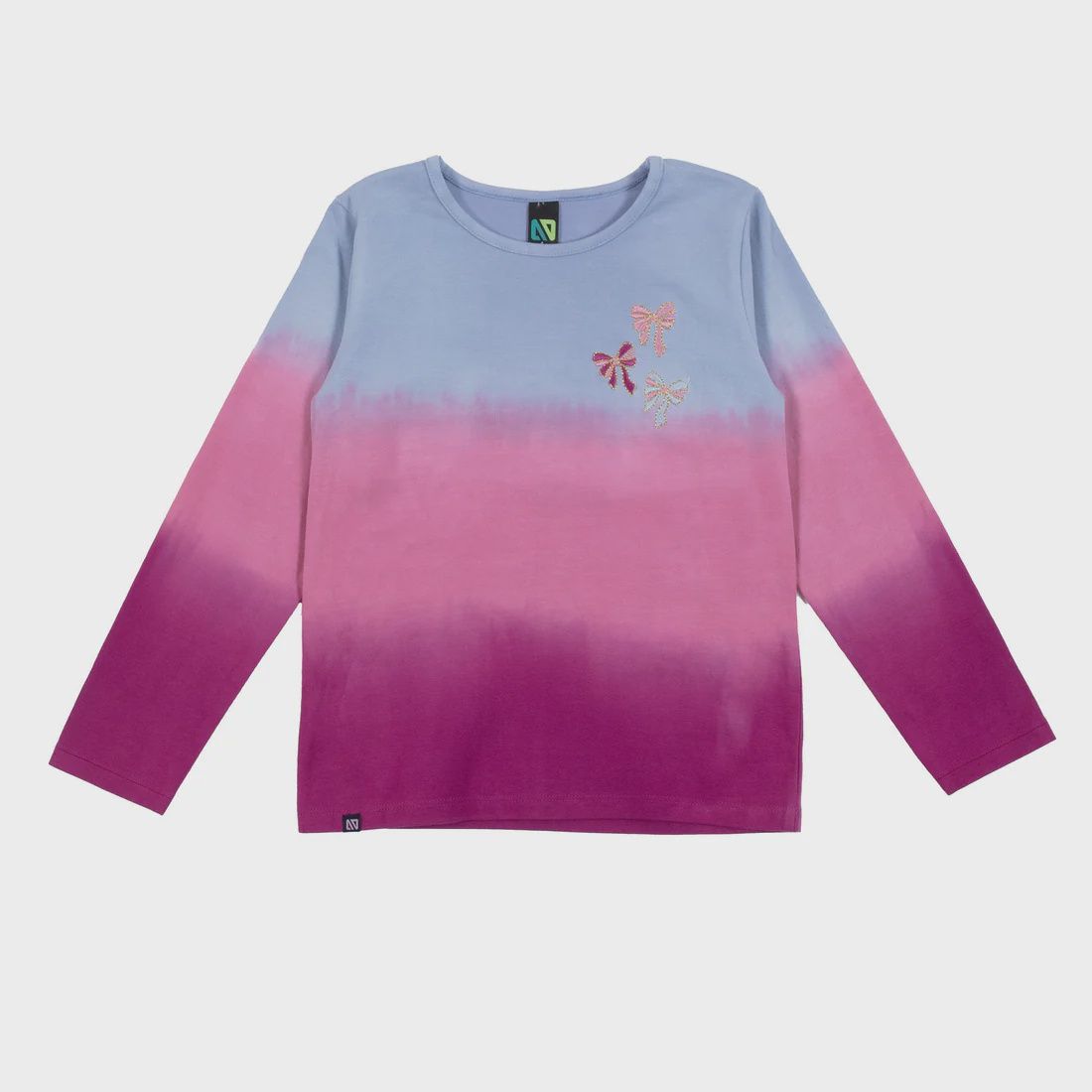 T-shirt à manches longues Filles Bleu Pâle 2506