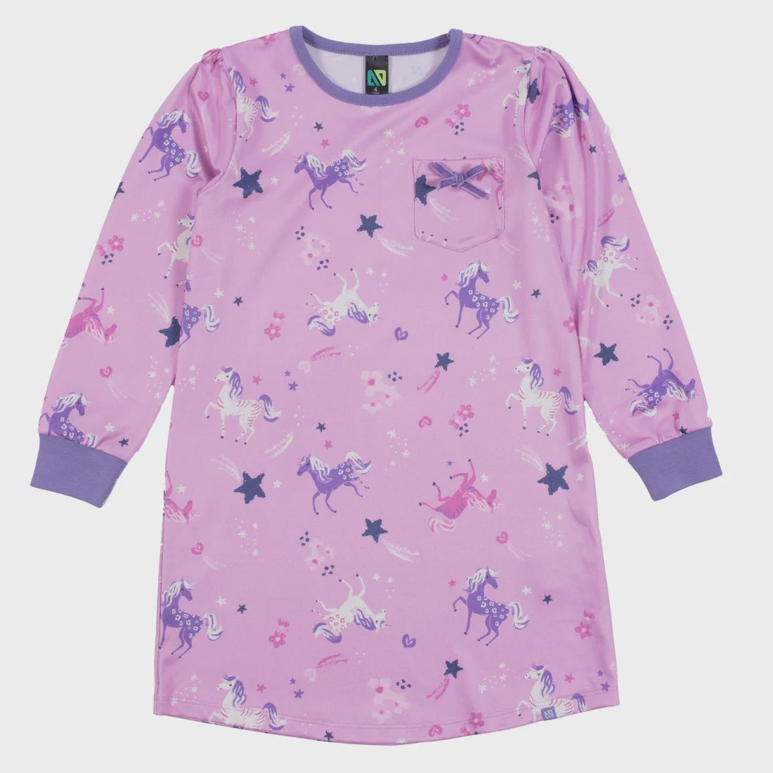 Robe de nuit Filles Lilas 25P80
