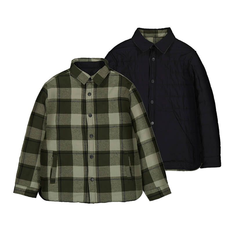 Veste réversible carotté olive 7106