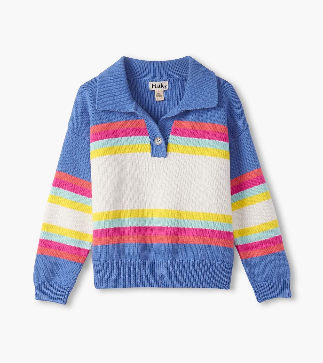 Pull col johnny à blocs de couleurs royales 1951