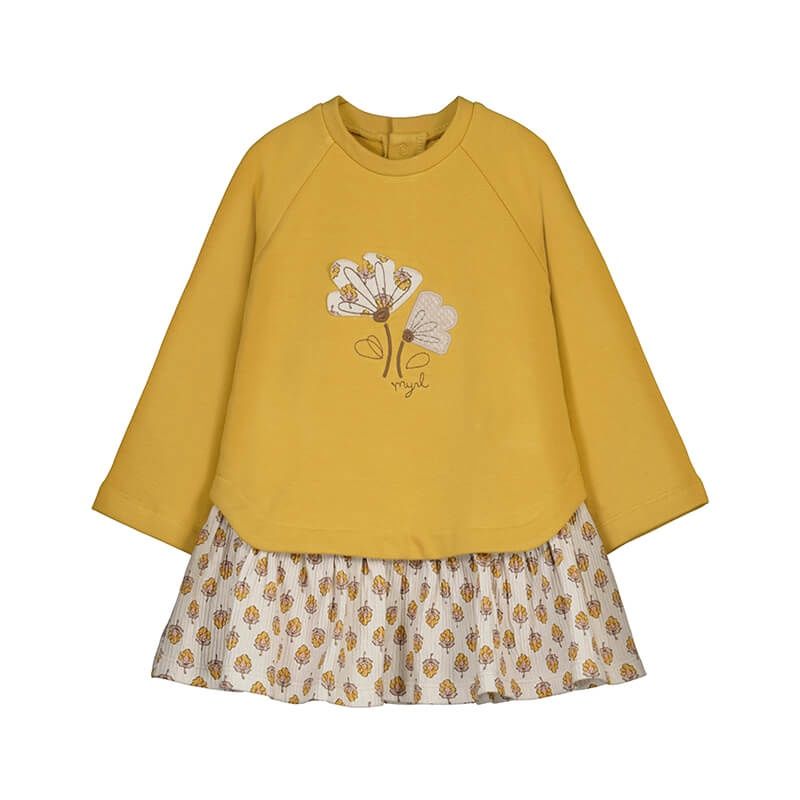 Robe en fourrure combinée bébé