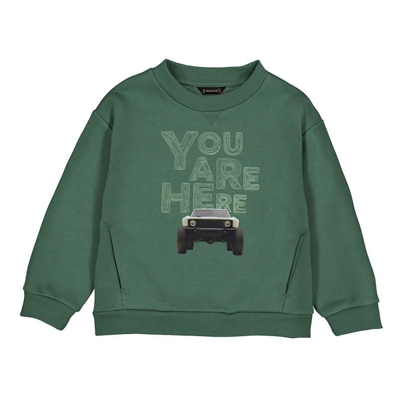 Sweat voiture garçon