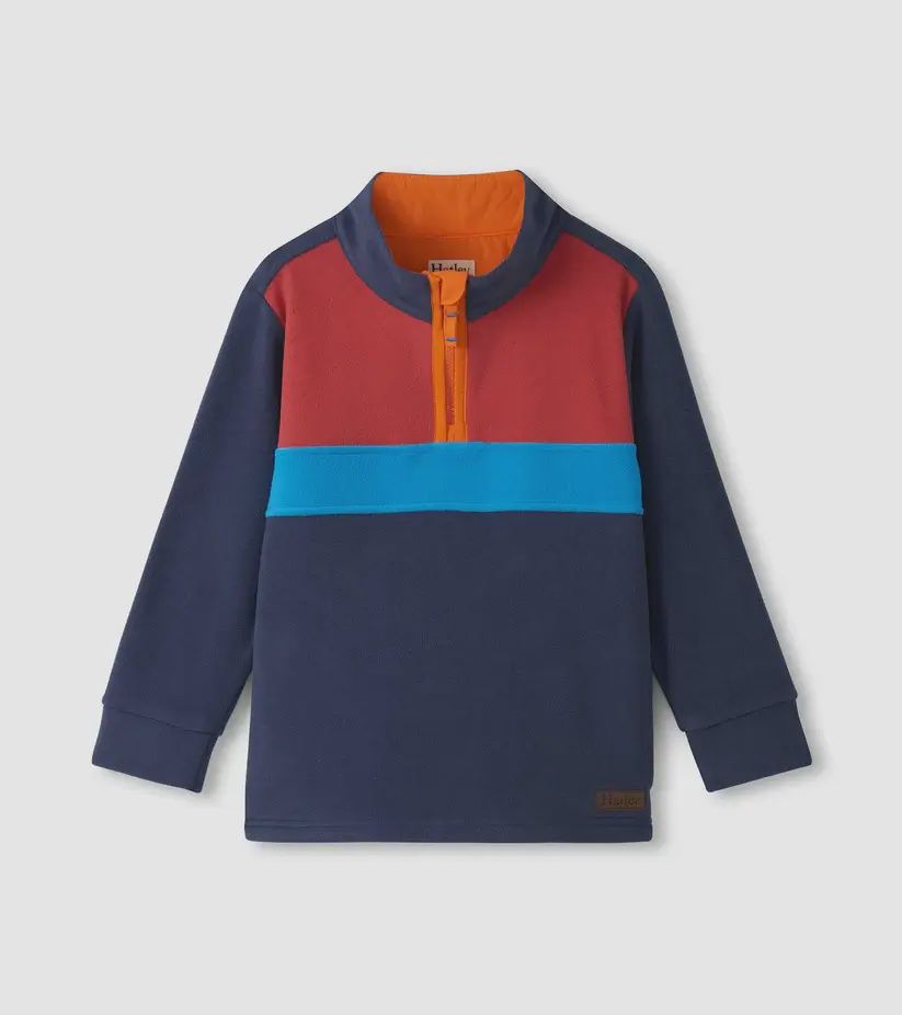 Polar bleu à bloc de couleur 1990