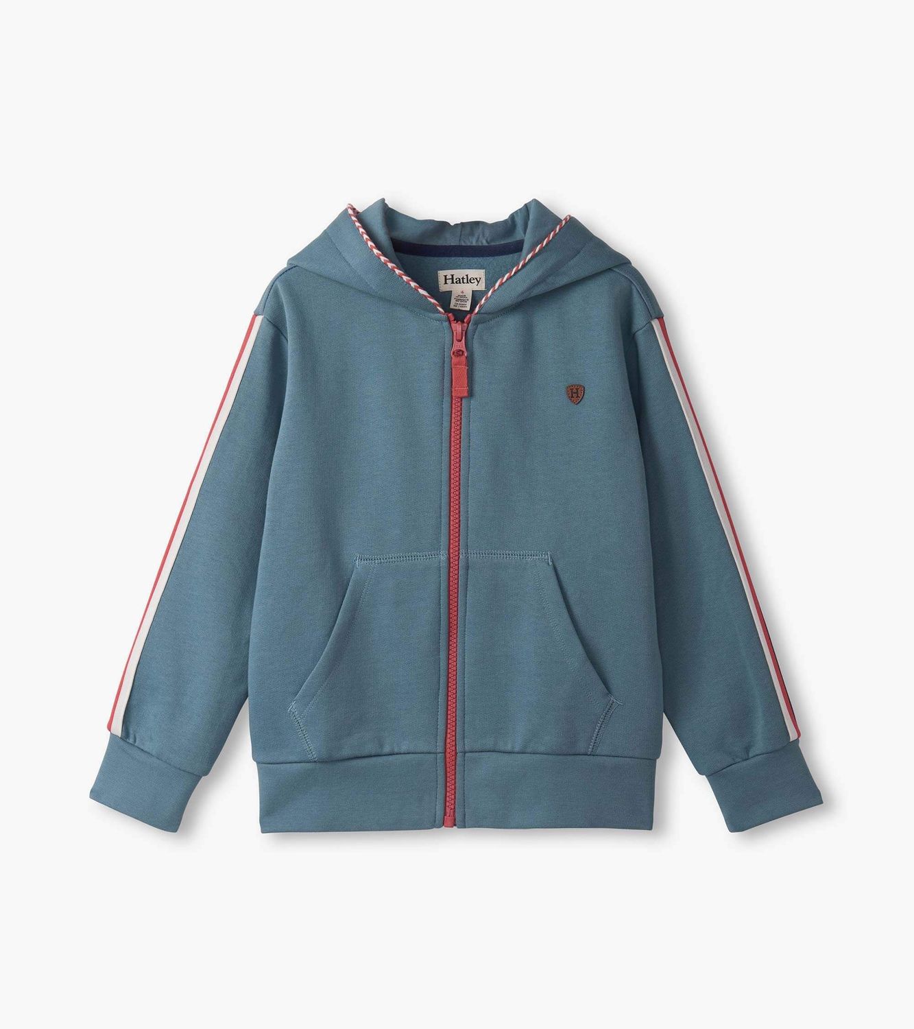 Veste à capuchon couleur pierre bleue 1694