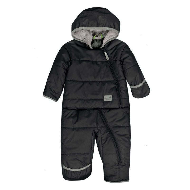 Habit de neige 1 pièce pour bébé - Noir 304F