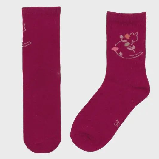 Chaussettes Filles Rose chat