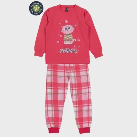 Pyjama Filles Rose chat