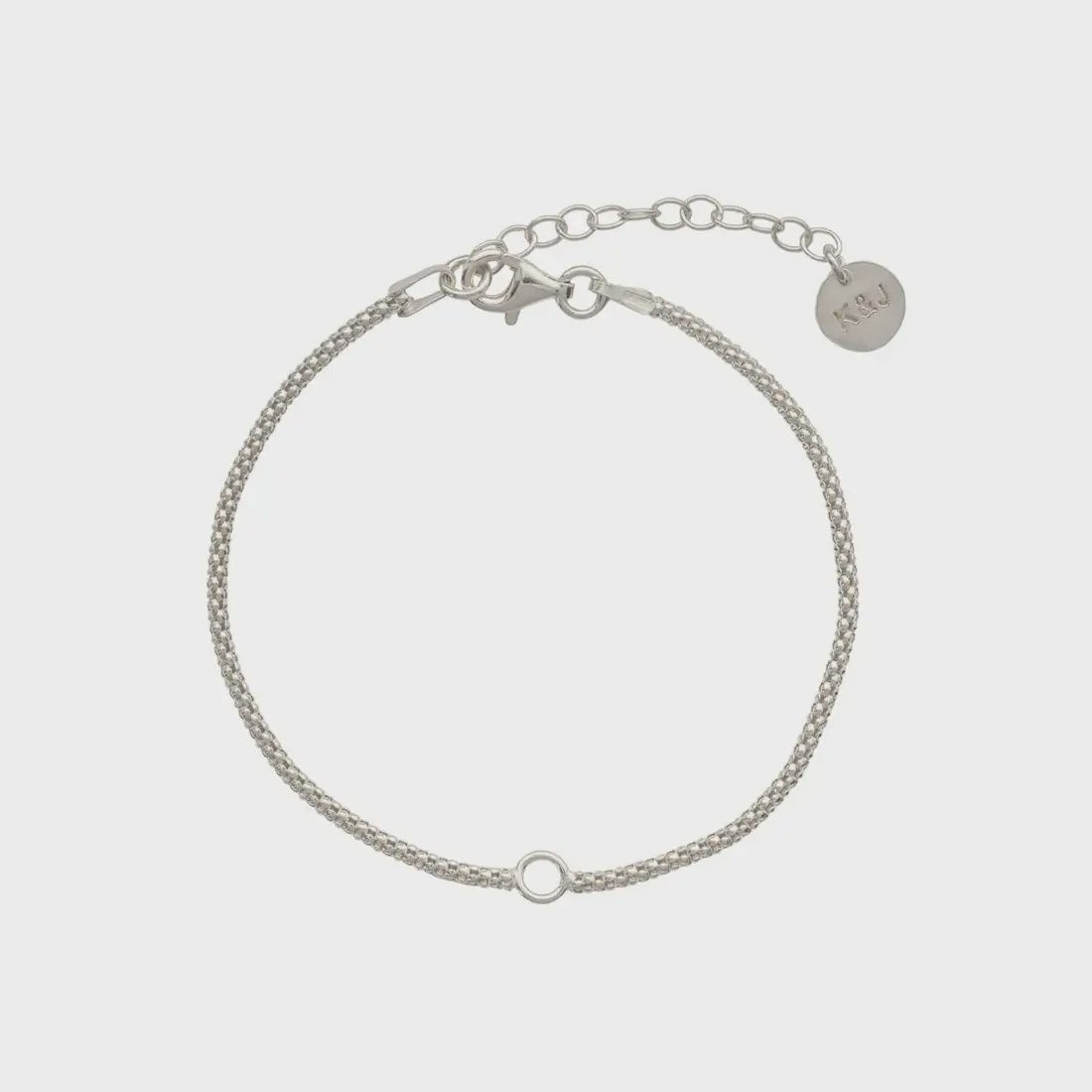 Bracelet Avec Anneau argen 925