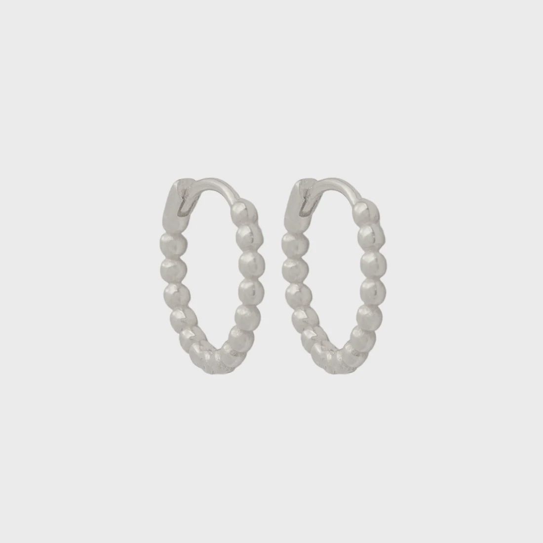 Anneaux À Pois  Argent 925 10mm