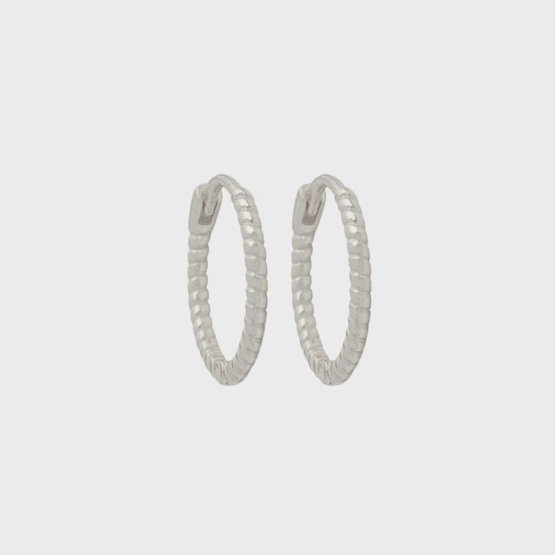 Anneaux Torsadés Argent 925 7mm