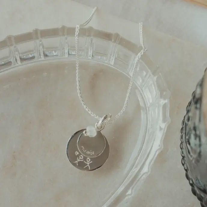 Médaillon Mamie en argent 925