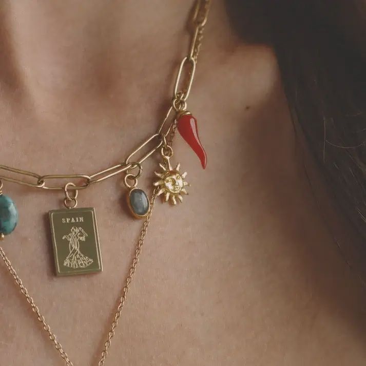 Le soleil en or vermeil 14k