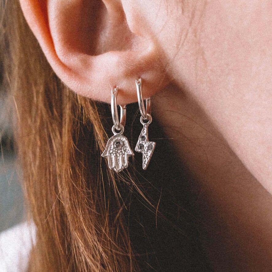 Main fatma en acier 925