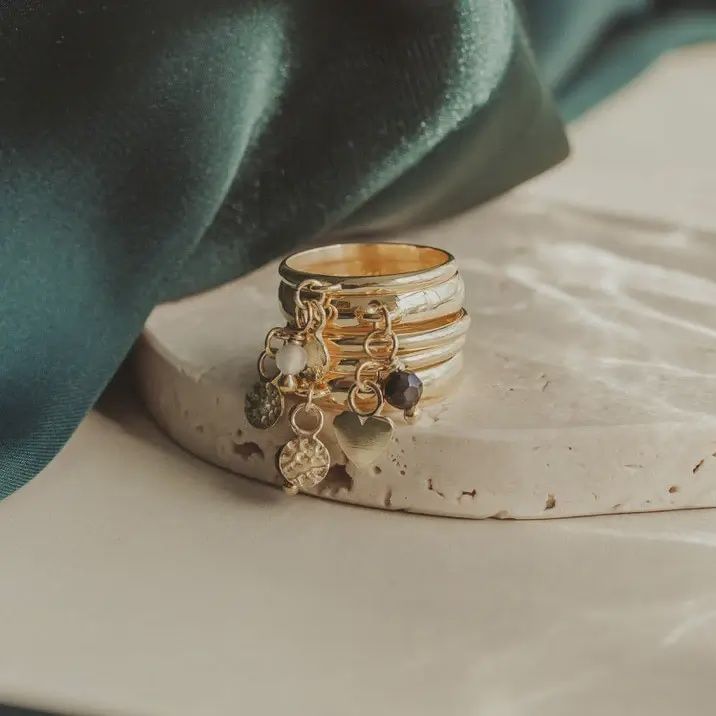 Petit coeur en or vermeil 14k