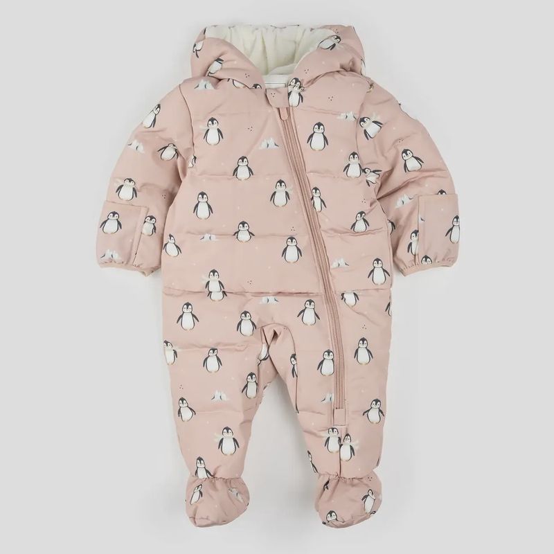 Habit hiver rose pingouin J02b