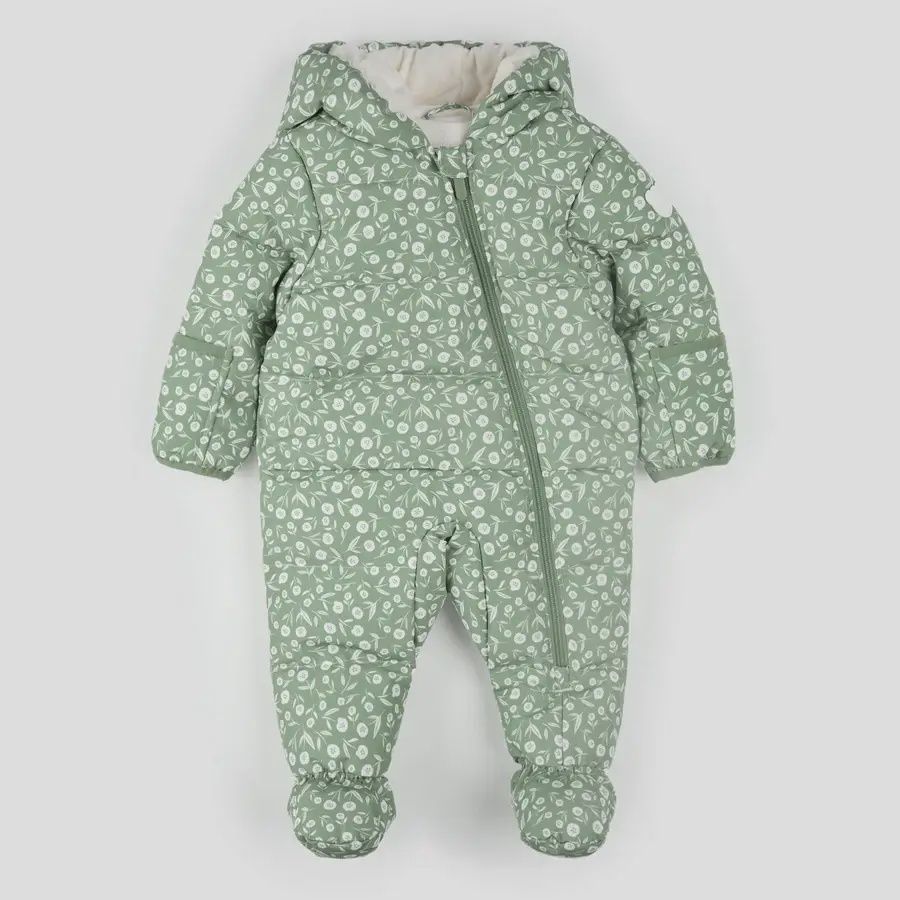 Habit d’hiver vert fleuri j01b