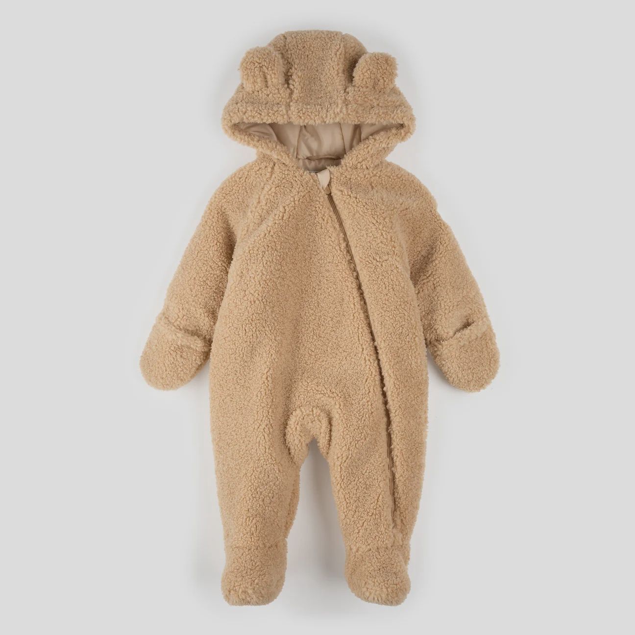 Combinaison ours en sherpa sable j02b