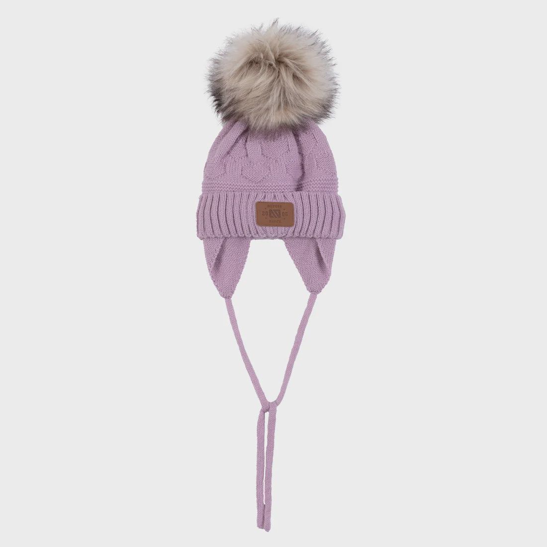 Tuque en tricot Bébé Fille Lilas u468
