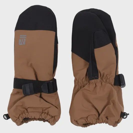 Mitaines en nylon de bébé à 8 ans Taupe t201