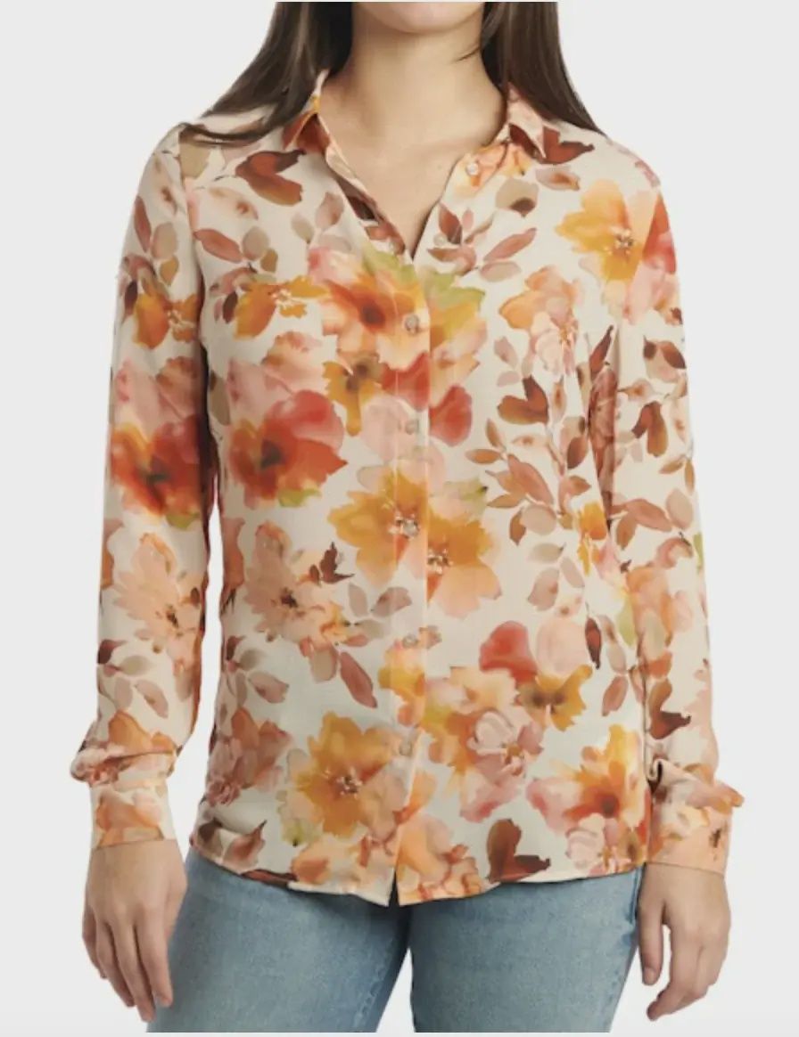 Blouse motif automne guess GLA2