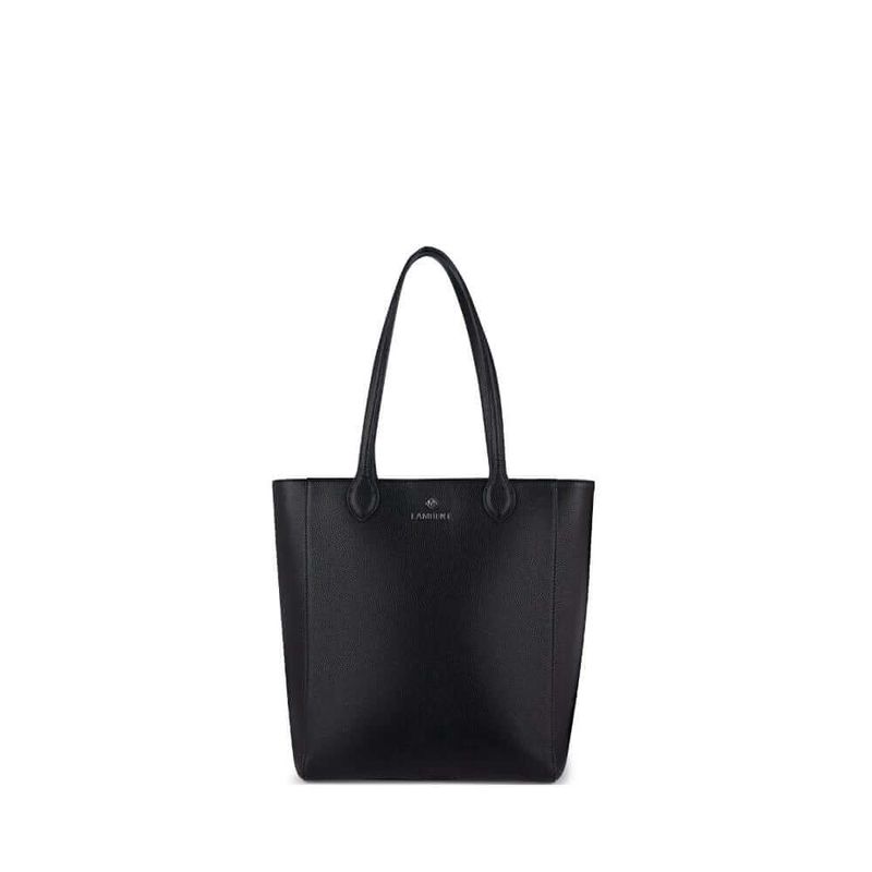 Le Claire - Sac fourre-tout en cuir vegan noir recyclé