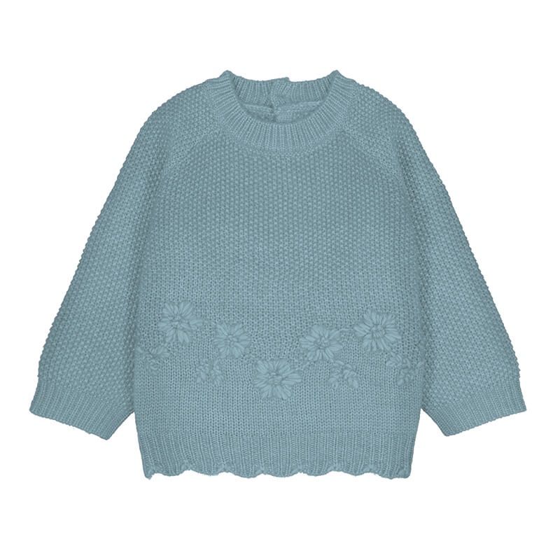 chandail texturé à fleurs 5352