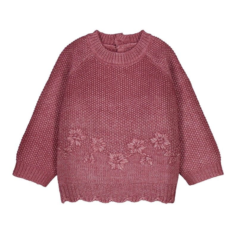 tricot texturé à fleurs 2352