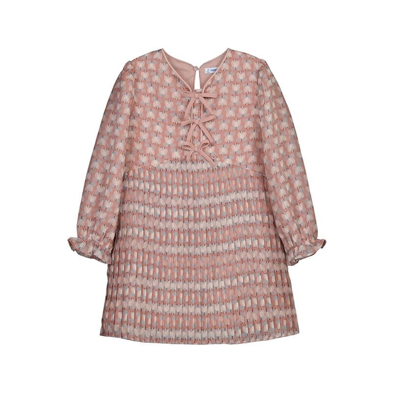 Robe imprimée plissée 4917