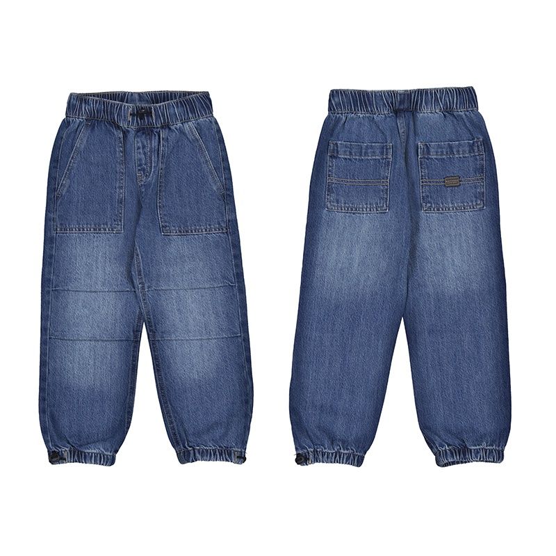 Pantalon en denim parachute garçon 4560