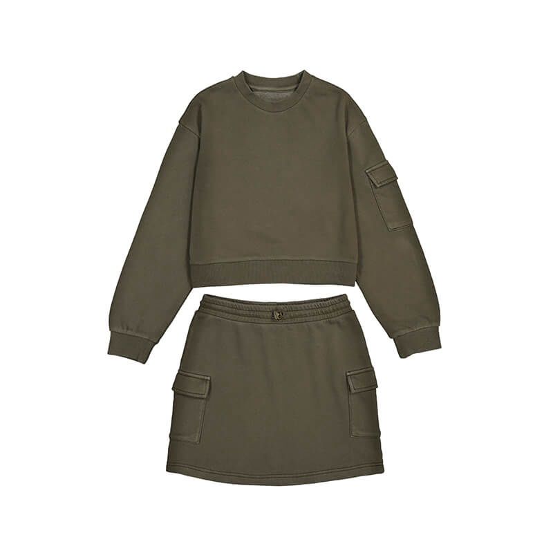 Ensemble chandail jupe arme 7917